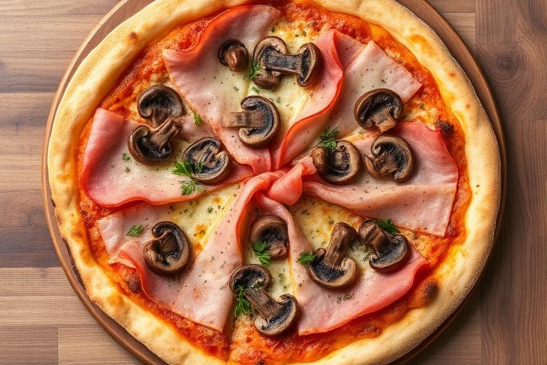 Prosciutto e Funghi
